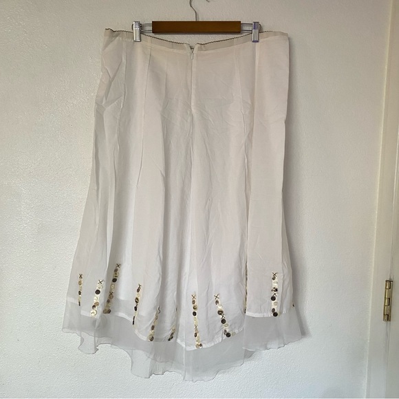 J. Jill white mermaid core skirt - Picture 2 of 5